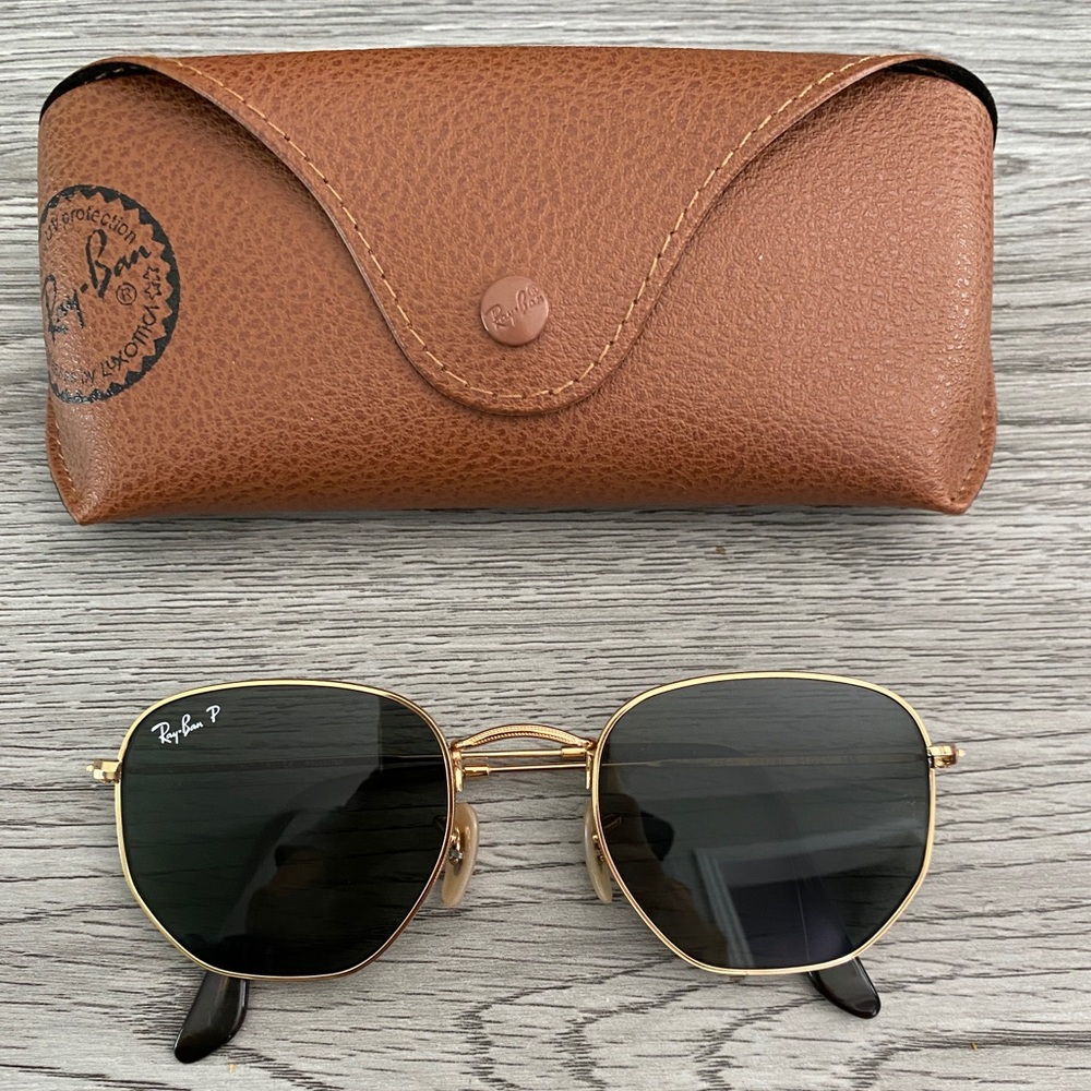 Polarized Hexagonal Flat RayBan Sunglasses